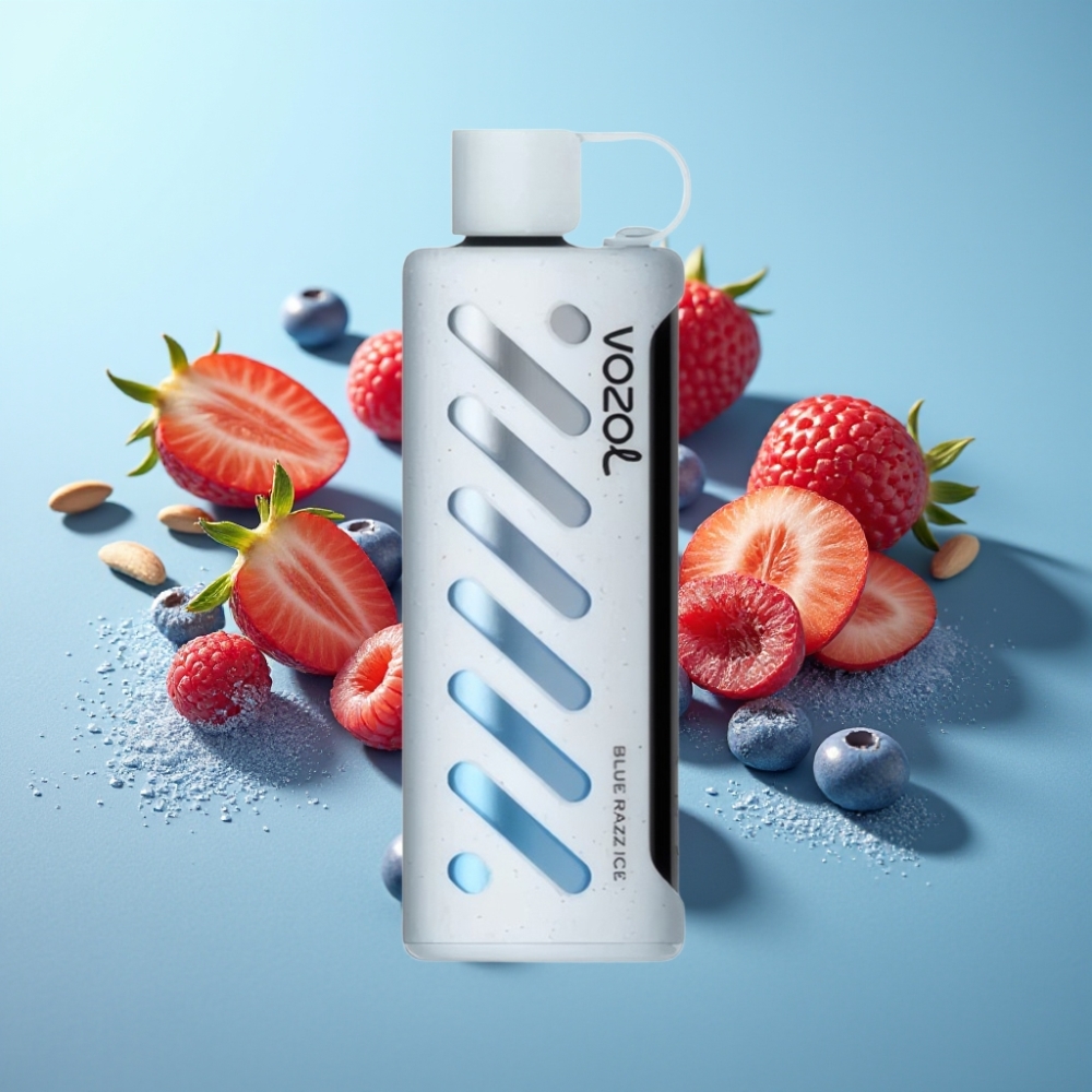 vape suppliers in Bulgaria VOZOL Gear Shisha 25000 Пуфове Dual Mesh Син Малинов Лед