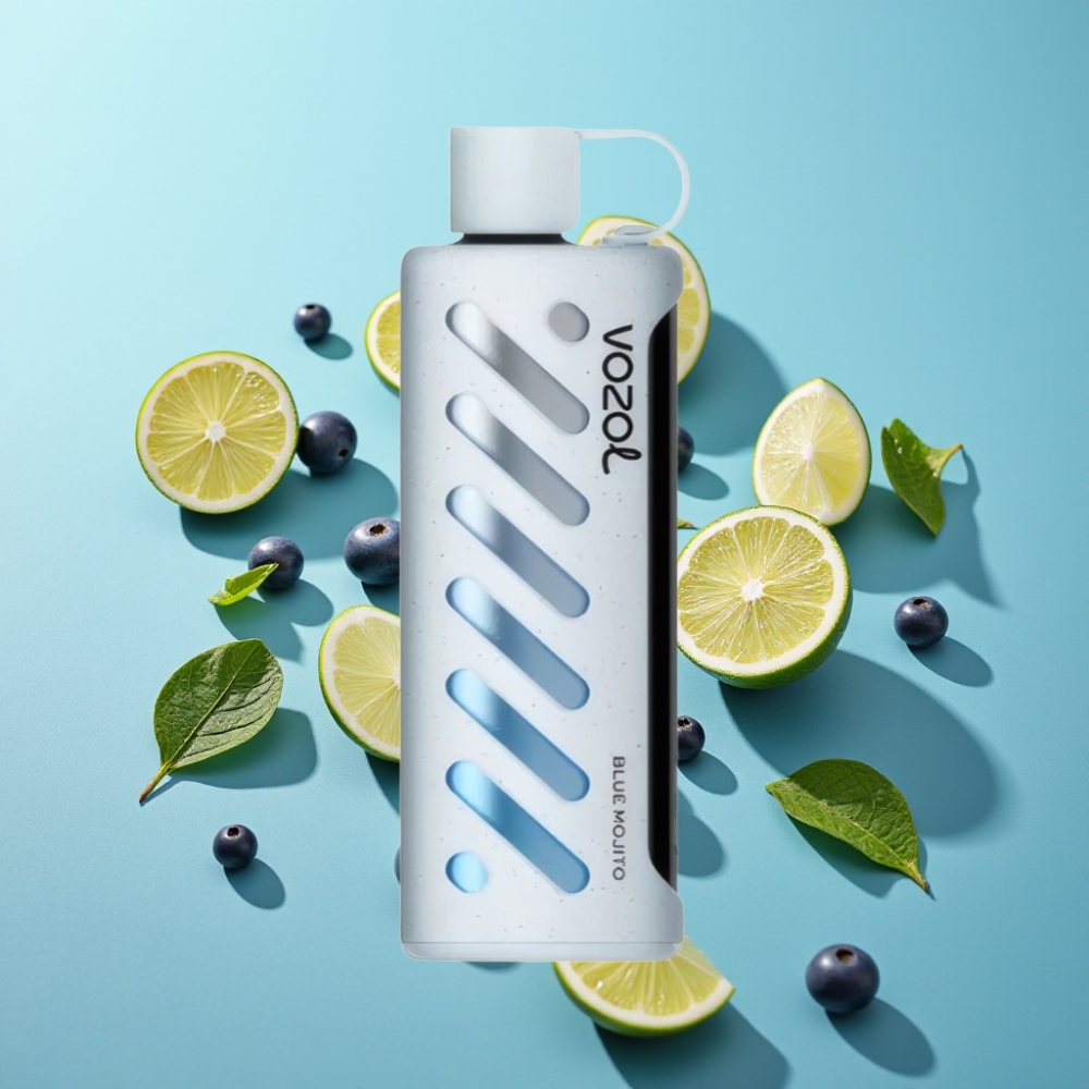 vape suppliers in Bulgaria VOZOL Gear Shisha 25000 Пуфове Dual Mesh Син Мохито