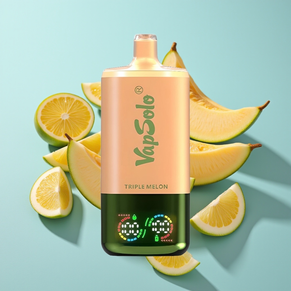 vape suppliers in Bulgaria VapSolo Triple 30000 Puffs 40ml Тройна Пъпеш Type-C