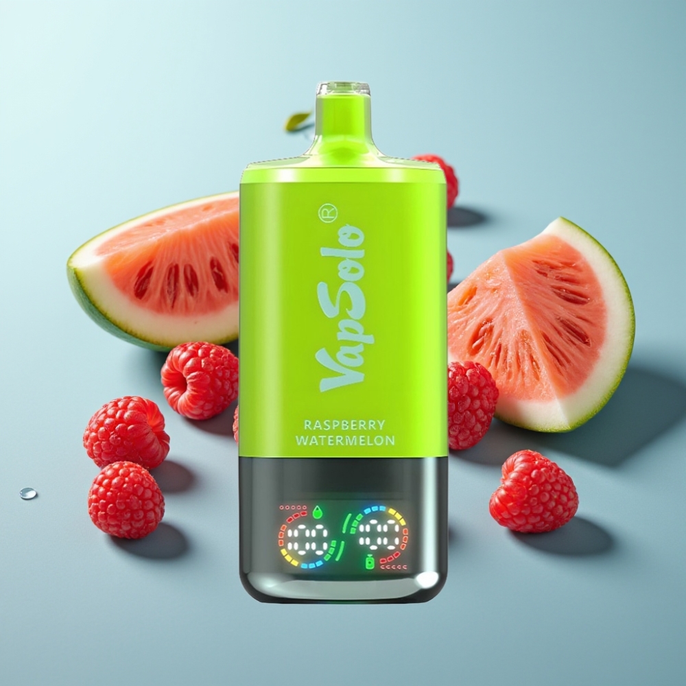vape suppliers in Bulgaria VapSolo Triple 30000 Пуфове Малина Диня Type-C 40ml