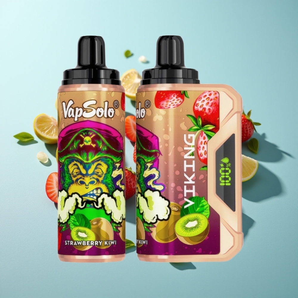 vape suppliers in Bulgaria VapSolo VIKING 12000 Пуфове Динсения Ягода-Киви