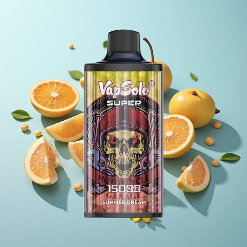 vape suppliers in Bulgaria Vapsolo Super 15000 Puffs Лятна Мечта 40ml 50mg Type-C Mesh