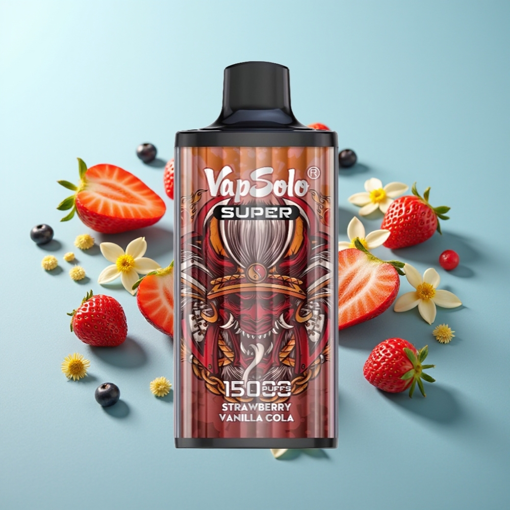 vape suppliers in Bulgaria Vapsolo Super 15000 Puffs Ягодова Ванила Кола 40ml 850mAh