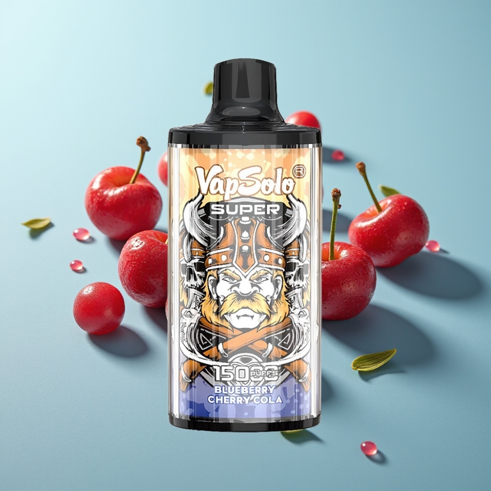 vape suppliers in Bulgaria Vapsolo Super 15000 Пуфове Черешова Кола 40ml 850mAh Type-C
