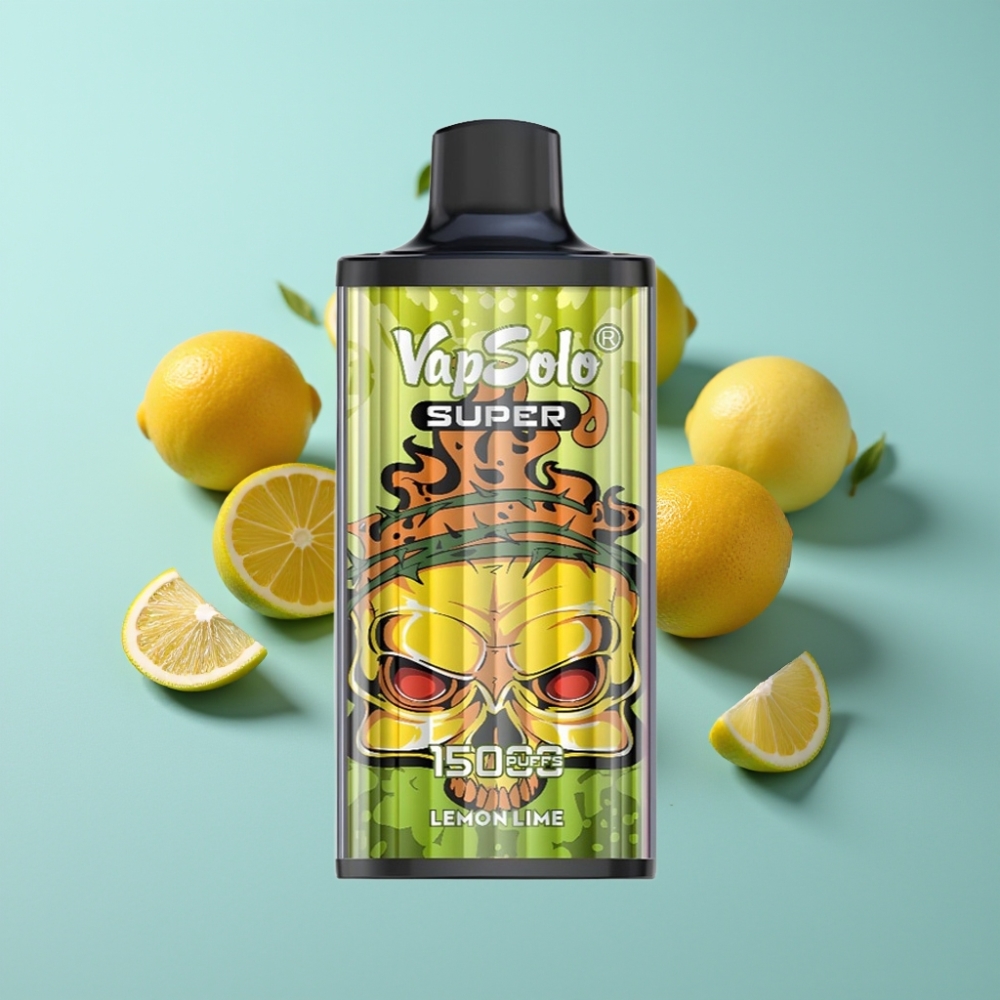 vape suppliers in Bulgaria Vapsolo Super 15000 пуфове Лима Лимон 40ml 850mAh Type-C