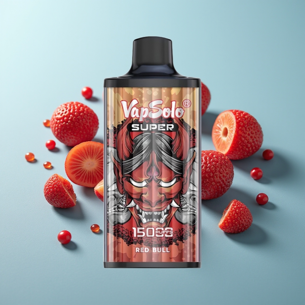 vape suppliers in Bulgaria Vapsolo Super 15000 пуфове тип-C мрежов намотка Red Bull